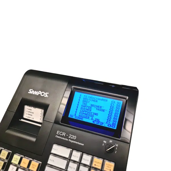 kassenchef-TSE-5-jahre-registrierkasse-kassen-pflicht-sam4s-sampos-ecr-220-display